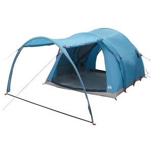 vidaXL Tunnelzelt Blau 6-Personen Polyester und Stahl