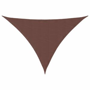 vidaXL Sonnensegel Braun 7x5x5 m 100% Polyester Oxford