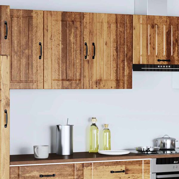 vidaXL K&uuml;chen-H&auml;ngeschrank Lucca Altholz-Optik Holzwerkstoff