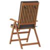 vidaXL Gartenstuhl 8 pcs Braun und Grau 57 x 71,5 x 104 cm