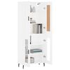 vidaXL Highboard Wei&szlig; 69,5x34x180 cm Holzwerkstoff