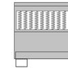 vidaXL Boxspringbett Dunkelgrau Stoff 180x200 cm