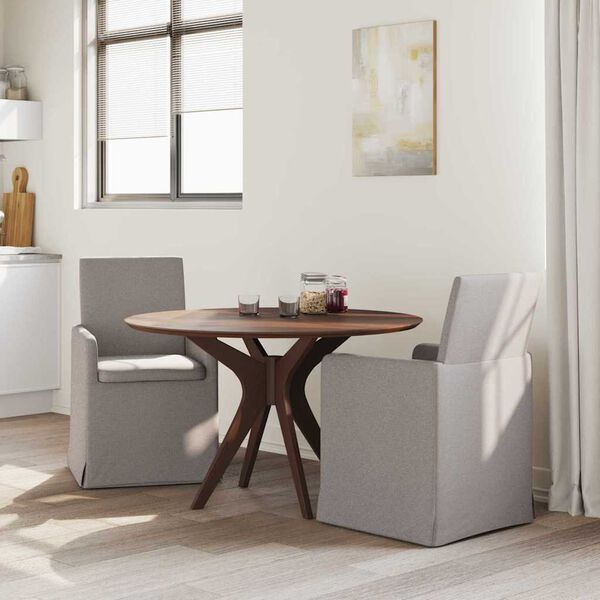 vidaXL Esszimmerst&uuml;hle 2 pcs Taupe 57 x 67 x 95 cm Stoff
