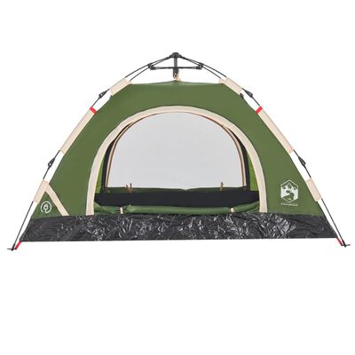 vidaXL Campingzelt 2 Personen Grün Quick Release