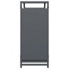 vidaXL Brennholzregal Anthrazit 90x28x65 cm Kaltgewalzter Stahl
