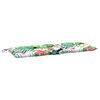 vidaXL Gartenbank-Auflage Mehrfarbig 120x50x7 cm Stoff