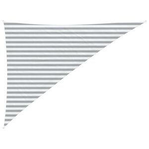 vidaXL Sonnensegel Hellgrau und Wei&szlig; 3 x 4 x 5 m