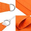 vidaXL Sonnensegel Oxford-Gewebe Rechteckig 5x6 m Orange