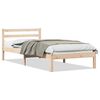 vidaXL Bettrahmen Braun 225,5 x 85,5 x 69,5 cm Massivholz Kiefer