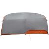 vidaXL Tunnelzelt mit Dach Grau und Orange 410 x 285 x 198 cm Taft