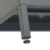 vidaXL TV-Schrank Anthrazit 90x30x44 cm Stahl und Glas