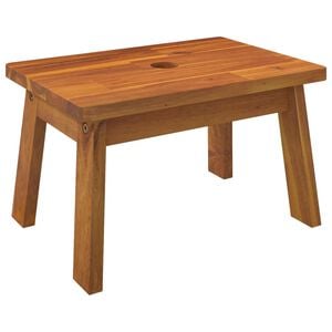 vidaXL Tritthocker 38x26x22 cm Massivholz Akazie