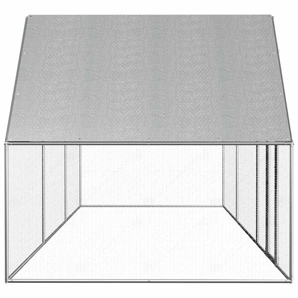 vidaXL H&uuml;hnerstall 6x2x2 m Verzinkter Stahl