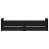 vidaXL Bettgestell mit Schubladen Schwarz 90x190 cm