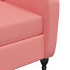 vidaXL Relaxsessel Rosa Samt