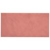 vidaXL Wandpaneele 12 Stk. Rosa 60x30 cm Samt 2,16 m&sup2;