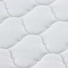 vidaXL Kokosnuss Topper Wei&szlig; 90 x 190 cm Jacquard-Stoff