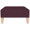 vidaXL Fu&szlig;hocker Lila 78x56x32 cm Stoff