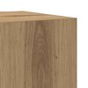 vidaXL 4-tlg. Badm&ouml;bel-Set Artisan-Eiche Holzwerkstoff