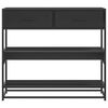 vidaXL Konsolentisch Schwarz 90x35x80 cm Holzwerkstoff