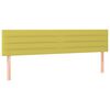 vidaXL Boxspringbett mit Matratze Gr&uuml;n 180x200 cm Stoff