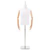 vidaXL Verstellbarer Mannequin 170-218 cm mit Standfu&szlig; M&auml;nnlich PP