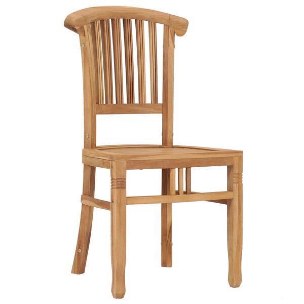 vidaXL 5-tlg. Garten-Essgruppe Massivholz Teak