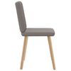 vidaXL Esszimmerst&uuml;hle 4 Stk. Taupe Stoff