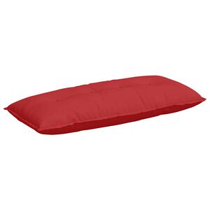 vidaXL R&uuml;ckenkissen Rot 120 x 19 x 50 cm Stoff