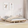 vidaXL Massivholzbett ohne Matratze 140x200 cm Kiefernholz