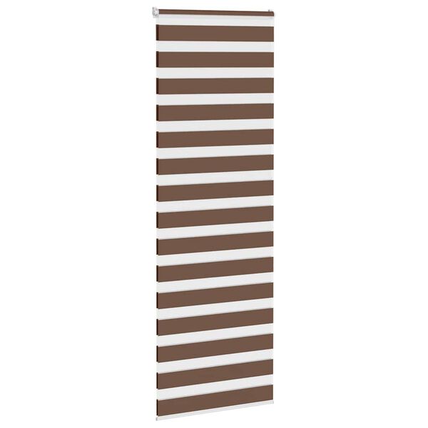 vidaXL Zebrarollo Braun 80x230 cm Stoffbreite 75,9 cm Polyester