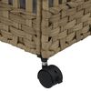 vidaXL W&auml;schekorb mit Rollen 66x35x60 cm Rattan