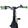 vidaXL Kinderfahrrad 18 Zoll f&uuml;r 5-7 Jahre alt Blau Schwarz