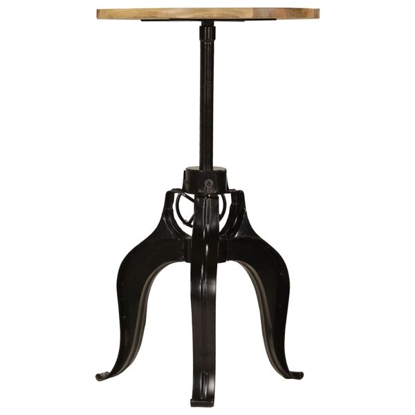 vidaXL Bartisch Massivholz Mango 60&times;(76-110) cm