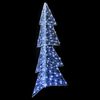 vidaXL Weihnachtsbaum mit 160 LEDs Kaltweiß 150 cm Acryl