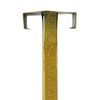 vidaXL Messest&auml;nde Gold 30 x 23,5 x 210 cm Stahl