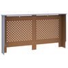 vidaXL Heizk&ouml;rperverkleidung Anthrazit 152x19x81,5 cm MDF