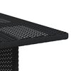 vidaXL Garten-Esstisch Schwarz 110x70x65 cm Poly Rattan