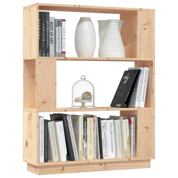 vidaXL B&uuml;cherregal/Raumteiler 80x25x101 cm Massivholz Kiefer
