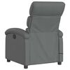 vidaXL Massagesessel Dunkelgrau Stoff