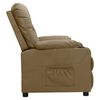 vidaXL Relaxsessel Cappuccino-Braun Kunstleder