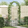 vidaXL Gartenbogen mit Schloss Gr&uuml;n 102 x 50 x 218 cm