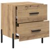 vidaXL Nachttisch Artisan-Eiche 40 x 35 x 47,5 cm Holzwerkstoff
