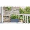 vidaXL Garten-Pflanzgef&auml;&szlig; 2 pcs Hellgrau Stahl