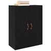 vidaXL Wandschrank 2 pcs Schwarz Eichen-Optik 69,5 x 34 x 90 cm