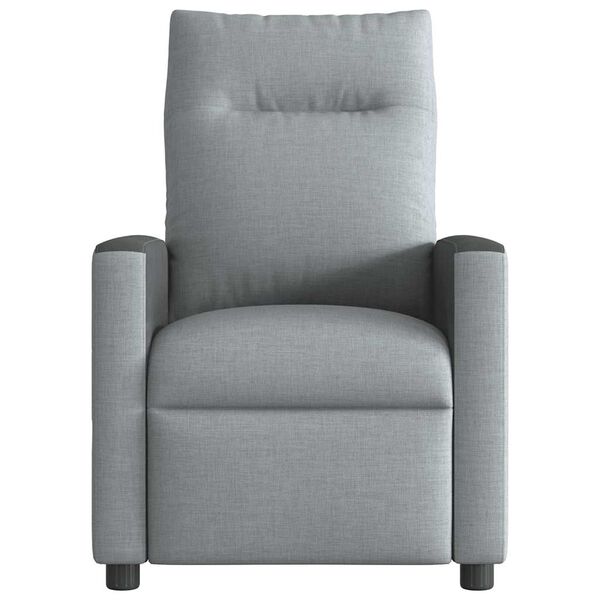 vidaXL Massagesessel Hellgrau Stoff