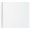vidaXL Fensterfolien 3 Stk. Statisch Matt Wei&szlig; PVC