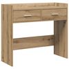 vidaXL Konsolentisch Artisan-Eiche 90 x 35 x 80 cm Holzwerkstoff