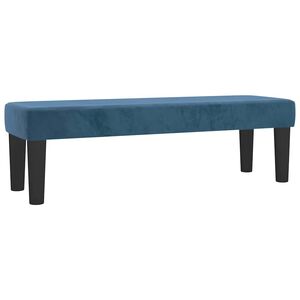 vidaXL Sitzbank Dunkelblau 100x30x30 cm Samt