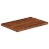 vidaXL Tischplatte 80x70x2,5 cm Rechteckig Altholz Massiv